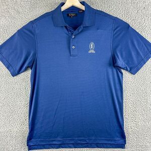 Monterey Club Polo Shirt Mens Medium Blue Golf Golfer‎ Preppy Boone Golf Club NC